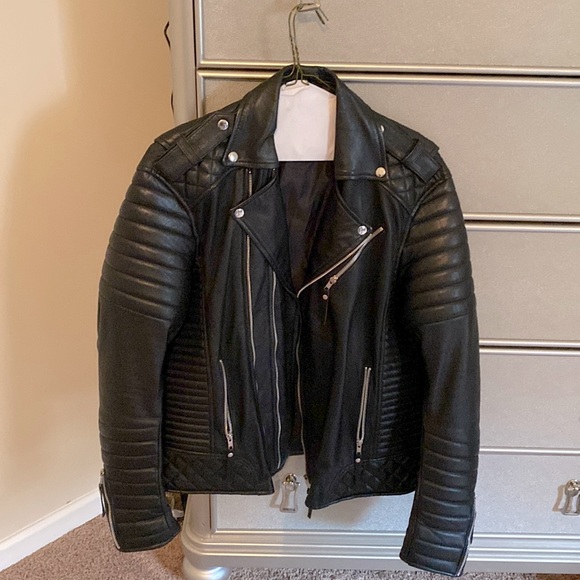 Other - A genuine leather motorcycle jacket! Mens coat